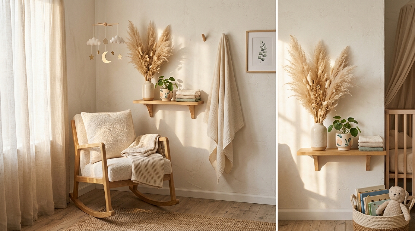 Piconino nursery collection - warm, minimal aesthetic